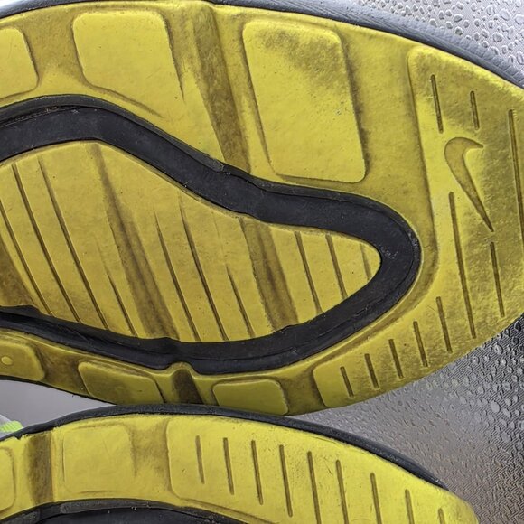 Mens Size 9 -Nike Air Max 270 Platinum Tint Volt White Grey  - CJ0550-001 RARE - Picture 11 of 14